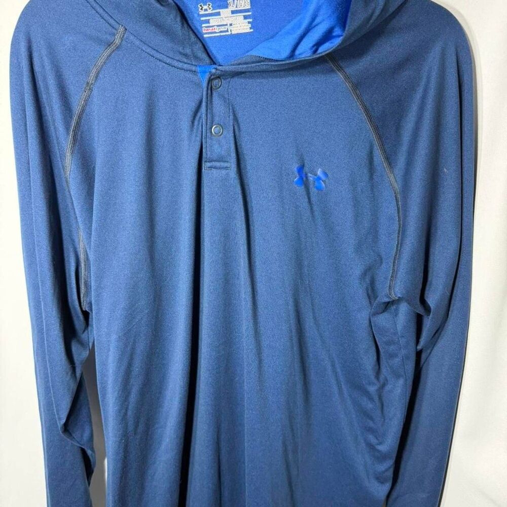 Under-armour Men's Blue and Navy Hoodie